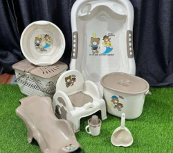 Baby bathtub set
