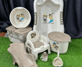 Baby bathtub set
