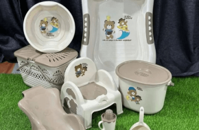 Baby bathtub set