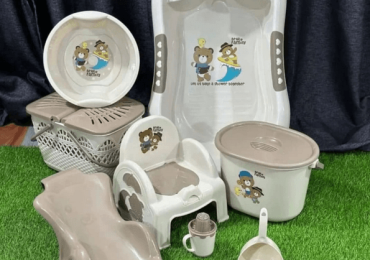 Baby bathtub set